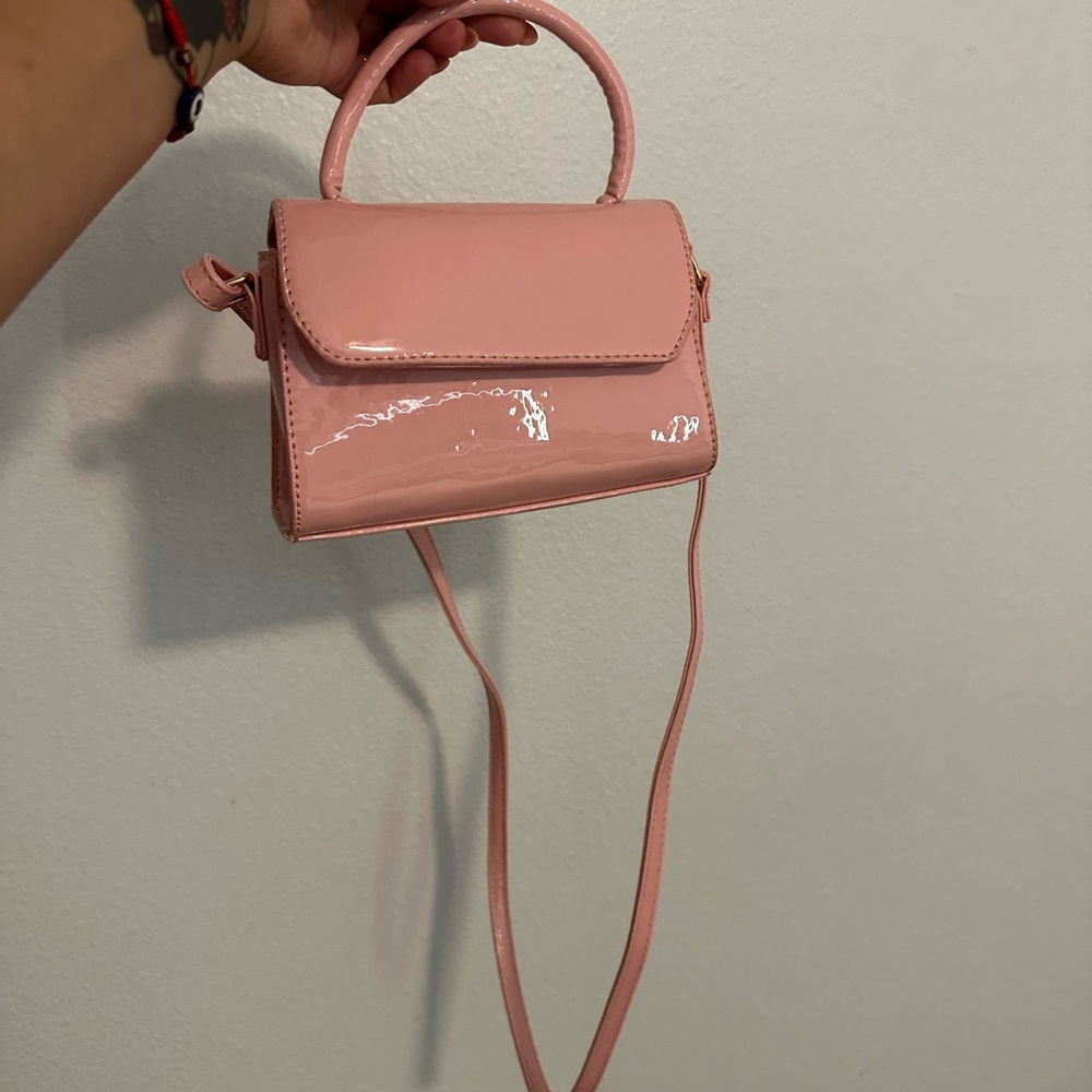 SHEIN Pink Mini Bag with Adjustable Strap